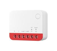 para MINI-ZBRBS para Zigbee Smart Roller Shutter Switch Control de porcentaje Módulo de obturador remoto compatible con ZHA Adecuado para el hogar para integración asistente de doble banda 2.4GHz WiFi