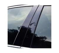 Para Mitsubishi Para ASX 2011-2020 6piezas Pegatinas De Cubierta Para Columnas De Ventana De Puerta Automóvil Juntas Para Coche(Black)
