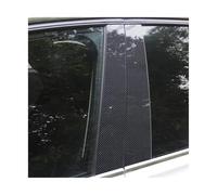 Para Mitsubishi Para ASX 2011-2020 6piezas Pegatinas De Cubierta Para Columnas De Ventana De Puerta Automóvil Juntas Para Coche(Carbon look)