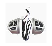 Para Mitsubishi Para Lancer EX 10 Para Lancer X Para Outlander ASX Colt Para Pajero Interruptor De Volante Deportivo Audio Radio Control Botones Control Volante(Sliver)