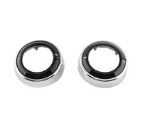 Para Mitsubishi Para Outlander 2008-2012 Cubierta De Luz Antiniebla Cubierta Lámpara Antiniebla Cubierta Bisel De Parrilla Cubiertas Marco 1 Par LIANGYIMEI