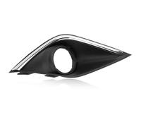 Para Mitsubishi Para Outlander 2015-2018 Cubierta De Luz Antiniebla Bisel De Rejilla Capó De Lámpara Antiniebla Caja De Moldura Cromada LIANGYIMEI(1 pc Left)