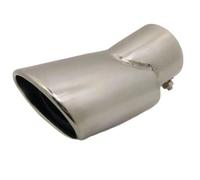 Para Mitsubishi Para Outlander 2016 2017 2018 2019 2020 Tubo Escape Acero Inoxidable Garganta Cola Coche(Plata)