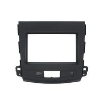 para Mitsubishi para Outlander XL 2006-2012 Kit Radio 2 DIN para Coche Audio DVD Estéreo Instalación Panel Instrumentos Marco Embellecedor Placa Frontal CFCKHPTHAZ(7 Inch)