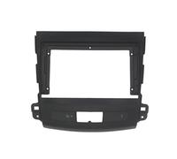para Mitsubishi para Outlander XL 2006-2012 Kit Radio 2 DIN para Coche Audio DVD Estéreo Instalación Panel Instrumentos Marco Embellecedor Placa Frontal CFCKHPTHAZ(9 Inch)