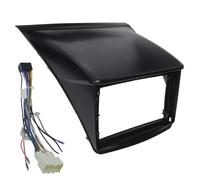 para Mitsubishi para Pajero para Montero Sport 2013+ Marco De Salpicadero para Radio De 9 Pulgadas con Reproductor MP5 Android QAQMHVCVB(Frame and Cable)