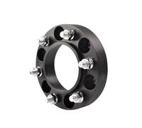 Para Mitsubishi Para Pajero Para Separador Aleación Aluminio Forjado 1 Pieza Adaptador Rueda PCD 6x139,7 CB 67,1mm M12x1.5 Espaciadores Ruedas Coche(1piece Black 30mm)