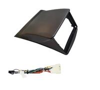 para Mitsubishi para Pajero Sport L200 para Triton 2008-2016 Radio De 9 Pulgadas Panel 2 DIN DVD MP5 Reproductor Android Marco De Tablero QAQMHVCVB(Frame with Cable)