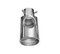 Para Mitsubishi Para PAJERO V31 V33 V73 V93 V97 2007-2019 Silenciador De Escape De Automóvil Punta De Tubo De Escape Boquilla De Entrada 73 Mm(Plata)