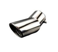 Para Mitsubishi Para PAJERO V31 V33 V73 V93 V97 2007-2019 Tubo De Escape Cromado De Acero Inoxidable Caja De Tubo De Escape(Bent Silver)