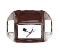 para Mitsubishi para Pajero V73 V60 V68 2004-2011 Adaptador De Panel De Radio Caja CANbus Kit De Panel De Instalación Tablero POMPOMPUR(Frame Cable Mahogany)