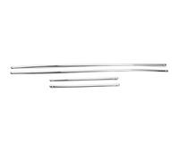 para Mitsubishi para Pajero V80 V93 V95 V97 V98 2007-2021 ABS Cromado Puerta Lateral Decoración del Cuerpo Cubierta Protectora Embellecedora