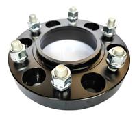 para Mitsubishi para Triton L200 para Montero para Sport Tool 2 Unidades Espaciador De Rueda De Aluminio T6061 Espaciadores Rueda Placa Gruesa(Silver or Black 20mm)