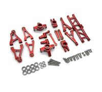 para MJX 14301 14302 14303 14304 1/14 Metal Brazo Oscilante Copa Dirección Juego 8 Piezas Accesorios Coche Control Remoto Bloque Dirección