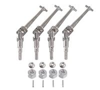 Para MJX Para Hyper Go 1/16 16207/8/9/10 H16 H16BM H16PL 1/14 14210 H14bm Tuerca De Acoplamiento Metal Para Eje Transmisión CVD Coche RC Piezas Maquetas RC(Silver)