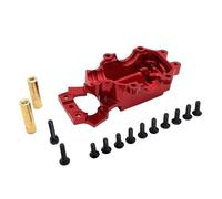 Para MJX Para Hyper Go 14211 14301 14302 14303 14209 14210 Caja Cambios Frontal Metal Carcasa Caja Cambios Carcasa Diferencial Actualización Coche RC RC Reemplazos Repuestos(Red,Lower)