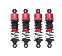 para MJX para Hyper para Go 1/14 14210 14209 14510B 14500B Amortiguadores Metal Amortiguadores Hidráulicos Delanteros Traseros Piezas Espaciales Stock para Coches RC Reemplazo RC