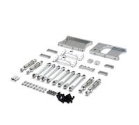 Para MN D90 D91 D96 Para MN98 99S 1/12 Barras Dirección Fijas Metal Caja Dirección Viga Trasera Etc Accesorios Coches RC Mejoras Y Reemplazos Accesorios coches RC(Silver)