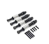 Para MN D90 D91 D96 Para MN98 99S Para WPL C14 C24 B14 B24 1/12 Piezas De Coche RC Amortiguador Resorte Externo Metal Accesorios RC(Black)