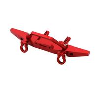Para MN Para MN128 Para Wrangler 1/12 Protector De Parachoques Delantero Mejorado Metal Accesorios Repuesto Coche Control Remoto Piezas(Red)