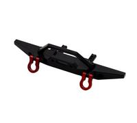 Para MN Para MN128 Para Wrangler 1/12 Protector De Parachoques Delantero Mejorado Metal Accesorios Repuesto Coche Control Remoto Piezas(Black)