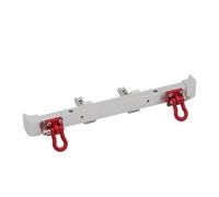 Para MN Para MN128 Para Wrangler 1/12 Protector Parachoques Trasero Metal Accesorios Actualización Coche RC Reemplazo Reparación Modificación Piezas(Silver)