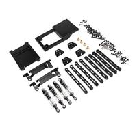 Para MN Para MN168 Para MN78 1/12 Kit De Vulnerabilidad Del Amortiguador De Varilla RC Actualización O Reparación De Piezas De Repuesto Piezas Reparación(Black)