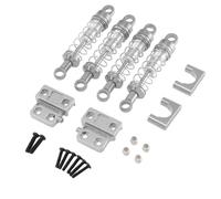 Para MN Para MN82 82s 82Pro LC79 Amortiguadores De Aceite De 60 Mm Totalmente Metálicos Coche Teledirigido Accesorios De Modificación Y Mejora Accesorios RC(Silver)