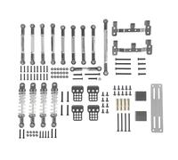 para MN para MN99S MN40 MN45 MN96 MN99 D90 D91 1/12 Varilla Enlace Metal Varillaje Dirección Amortiguador Servo Montaje para Seat Coche RC Piezas