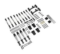 para MN para MN99S MN40 MN45 MN96 MN99 D90 D91 1/12 Varilla Enlace Metal Varillaje Dirección Amortiguador Servo Montaje para Seat Coche RC Piezas para RC