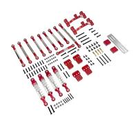 para MN para MN99S MN40 MN45 MN96 MN99 D90 D91 1/12 Varilla Enlace Metal Varillaje Dirección Amortiguador Servo Montaje para Seat Coche RC Piezas para RC