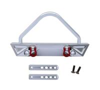 para MN128 1/12 Parachoques Trasero Delantero Metal con Gancho Remolque Agujero Cabrestante Coche Trepador Control Remoto Mejoras Accesorios Componentes RC Parachoques
