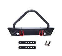 para MN128 1/12 Parachoques Trasero Delantero Metal con Gancho Remolque Agujero Cabrestante Coche Trepador Control Remoto Mejoras Accesorios Componentes RC Parachoques