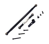 Para MN128 MN86 G500 1/12 Varilla Enlace Dirección Metal Varilla Tracción Y Brazo Servo Coche Trepador Control Remoto Piezas Mejora RC Reemplazos Repuestos(Black)