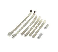 Para MN82 LC79 1/12 Acero Amortiguador Eje Trasero Ballestas Coche Teledirigido Accesorios Piezas Mejora RC Juguetes(Leaf Springs)