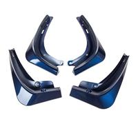 Para Model 3 2022 Guardabarros Accesorios Decoración Protectora Negra Mate Contra Salpicaduras Embellecedores Color Negro Guardabarros Delanteros Y Traseros(3 blue)