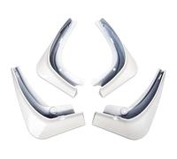 Para Model 3 2022 Guardabarros Accesorios Decoración Protectora Negra Mate Contra Salpicaduras Embellecedores Color Negro Guardabarros Delanteros Y Traseros(3 white)