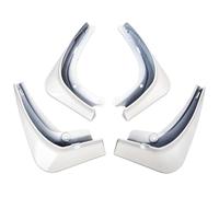 Para Model 3 2022 Guardabarros Accesorios Decoración Protectora Negra Mate Protectores Contra Salpicaduras Embellecedores Color Negro Guardabarros Delanteros Y Traseros(Y white)