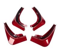Para Modelo 3 2022 Guardabarros Accesorios Decoración Protectora Negra Mate Contra Salpicaduras Embellecedores Guardabarros Delanteros Y Traseros(Y red)