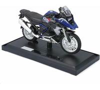 para Modelo Motocicleta Escala 1:18 Fundido presión portátil para Carreras Dedo Juguete simulación para BMW R1200GS (2017)(Azul)