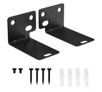 Para modelos de barra de sonido Bose 300 500 600 700 900 Plus Soundtouch 300 Duty Soporte de montaje en pared acabado negro ahorra espacio debajo de la televisión, fácil instalación de quince minutos