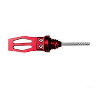 para modificación para moto Varilla para nivel Negro para(Red) | Aleación aluminio , antideslizante, lectura precisa, ideal para modificación, varios colores