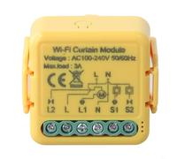 para módulo de control de cortina para ecosistema - Interruptor de persiana enrollable habilitado, IEEE 802.11b/g/n, 100-240V CA, carga 3A, IP20 Ra(A)
