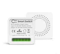 Para módulo de interruptor, control de 2 vías con control remoto y control de voz a través de la aplicación, compatible con Alexa y Home para automatización del hogar (10 A)