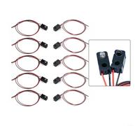 Para módulo de sensor de haz de rotura IR, paquete de 5, interruptor fotoeléctrico LED de 3 mm y 5 mm para relé, tiempo de respuesta de 2 ms, salida NPN, compatible con Arduino PLC (5 mm-50 cm)