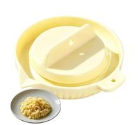 para moler ajo - Giratorio manual sin esfuerzo, tazón para picadora de jengibre de cerámica, superficie de puré con textura afilada | Herramienta de preparación de condimentos gourmet, tri
