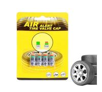 para Monitor De Presión De Neumáticos: Sensor De Vástago De Válvula De 4 Piezas, Alerta De Indicador, Verificador De Presión De Larga Duración, Accesorio De Mantenimiento Compacto | De Pre