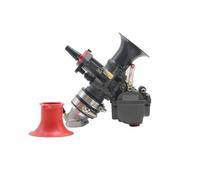 para Monkey ATV Quad ByAlcon Motor Racing YD-MJN28 YD-MJN30 Juego de carburadores para Motocicleta Yoshimu Dual Stack Carburetor Power Up Ki Carb Carburetor 30mm Negro (30mm Negro)