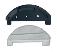 Para MONSGA Kit de soporte de fregona de repuesto con almohadillas de microfibra para robot aspirador MR1, accesorios de limpieza de fácil instalación