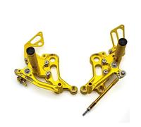 Para Monster 1100 2009-2010 Reposapiés Trasero Para Motocicleta Pedal Estribera Reposapiés Aleación Aluminio Reposapiés Trasero Juego Trasero Reposapiés(2)